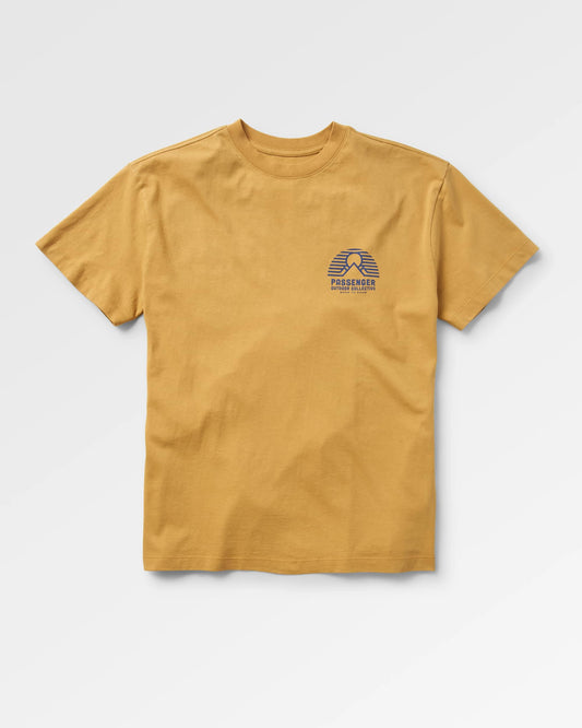 Elbio Recycled Relaxed Fit T-Shirt - Mustard Gold