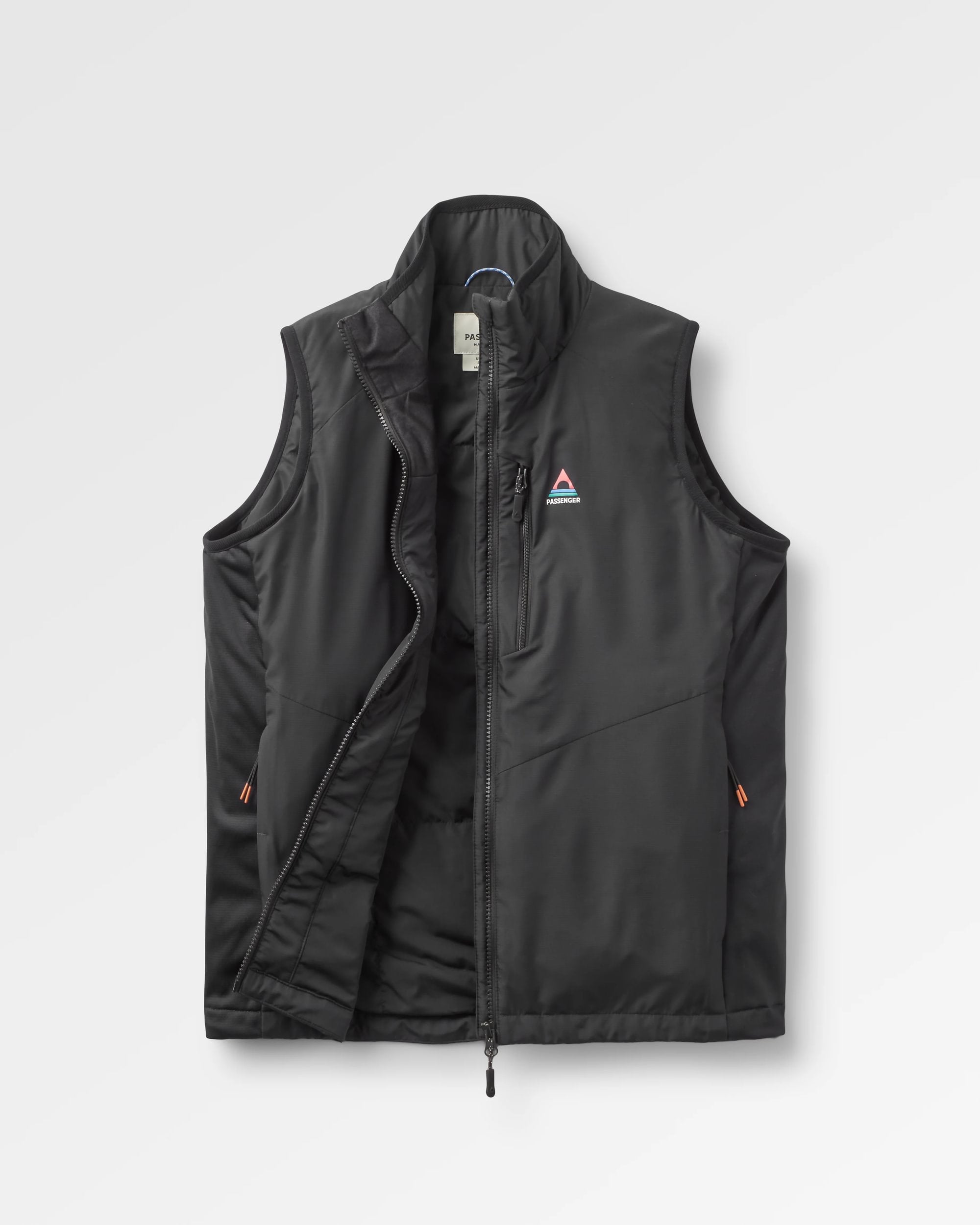 Shasta Lightweight Recycled Thermore® Insulated Gilet - Black - Flatlay