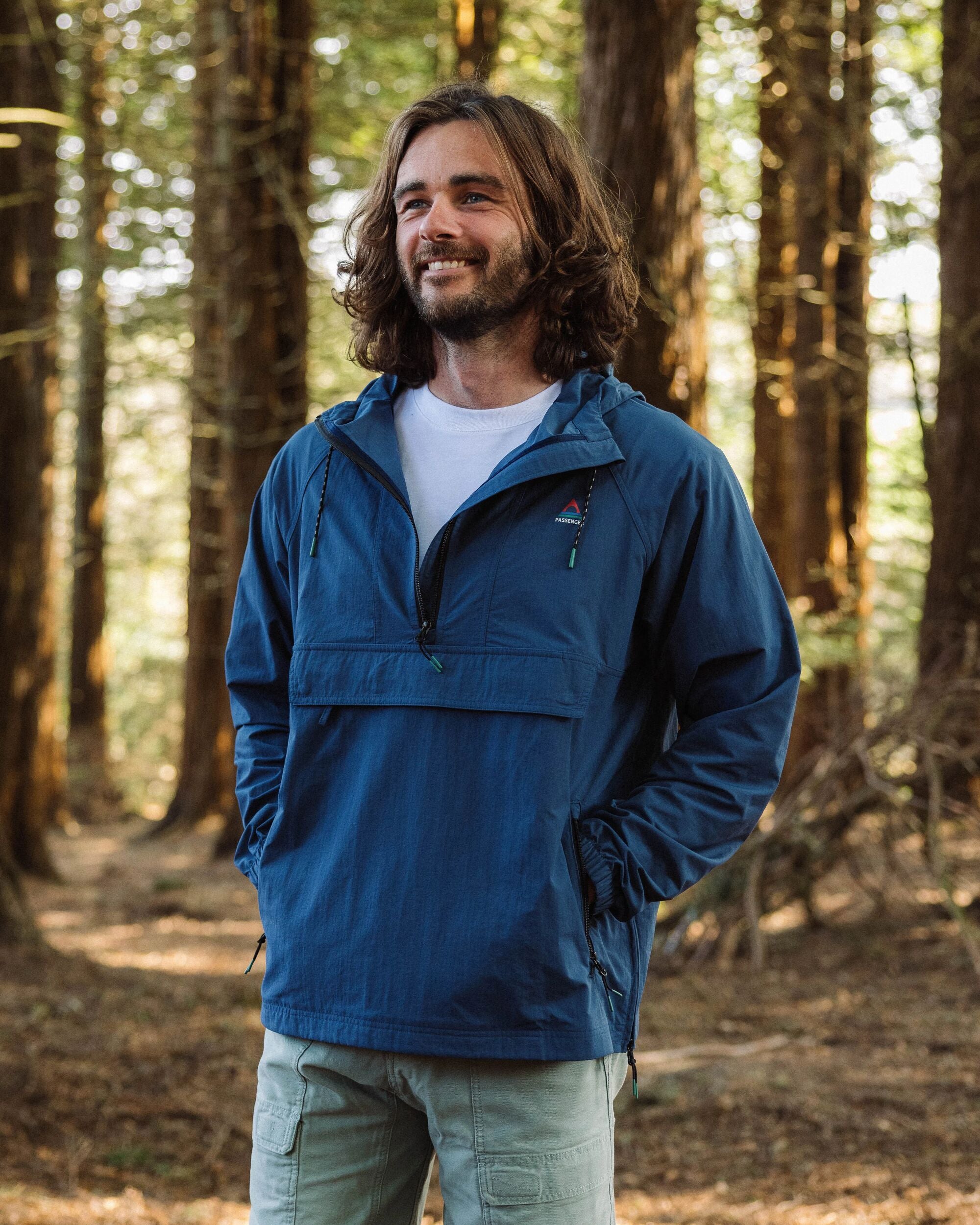 Seek Out Water Resistant Anorak Dark Denim – Passenger