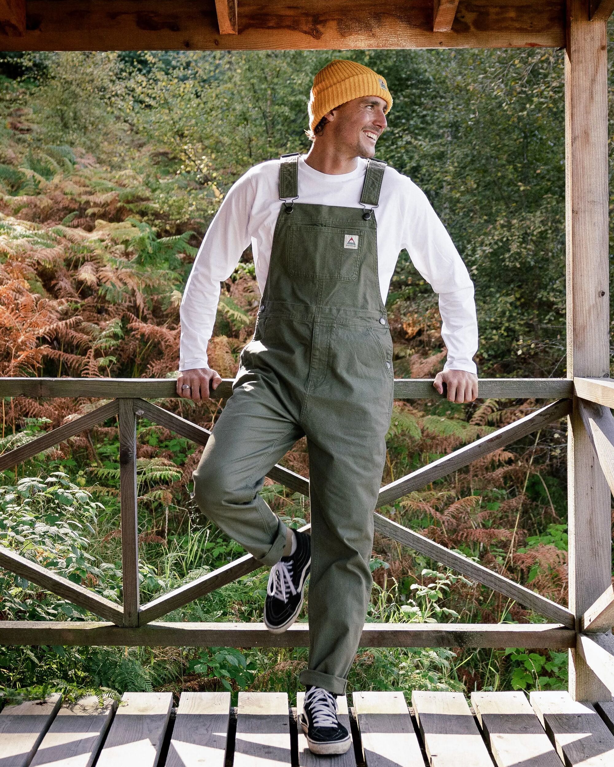 Vantage Organic Cotton Dungaree Khaki – Passenger