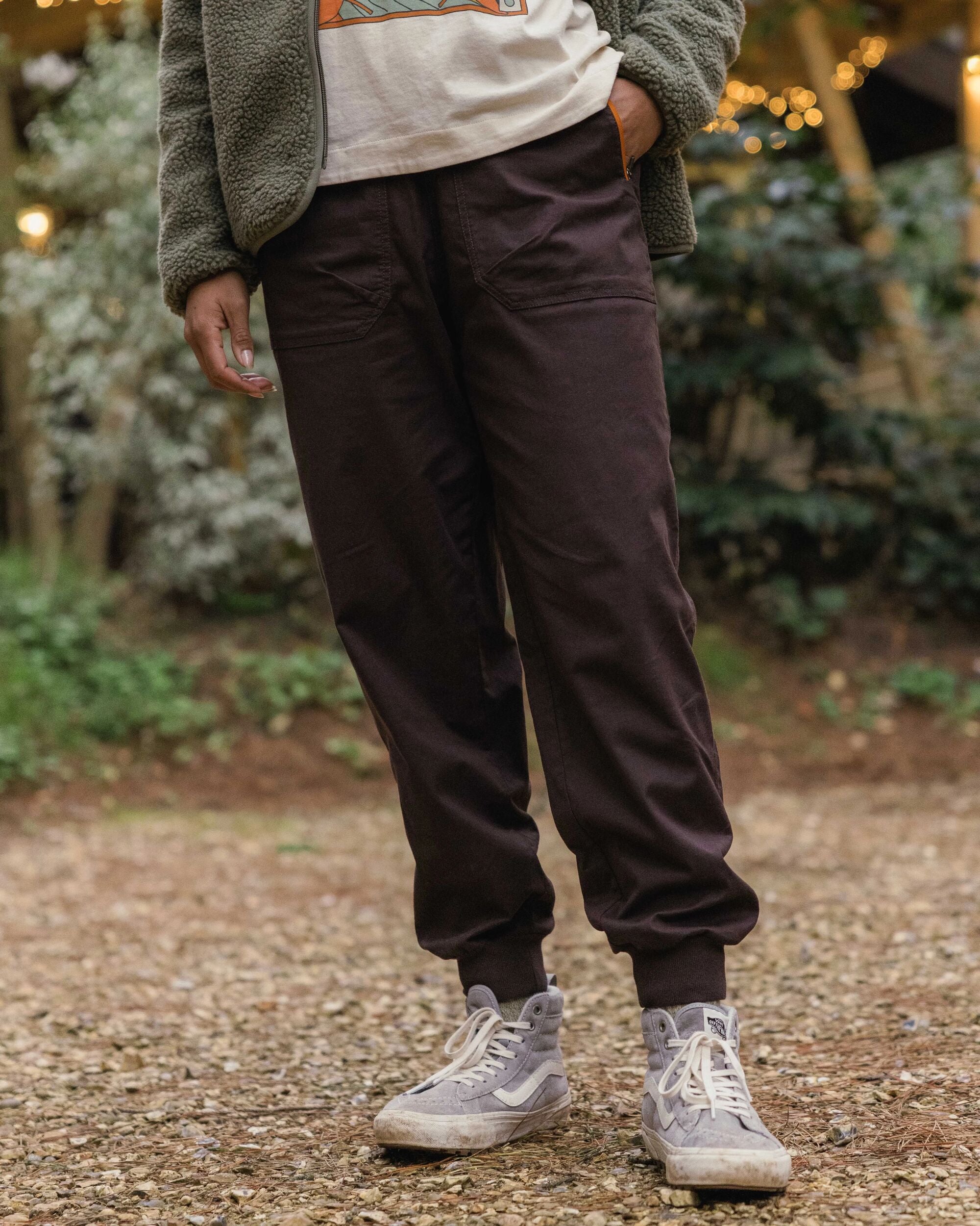 Hydrilla High Waisted Jogger Espresso  Passenger