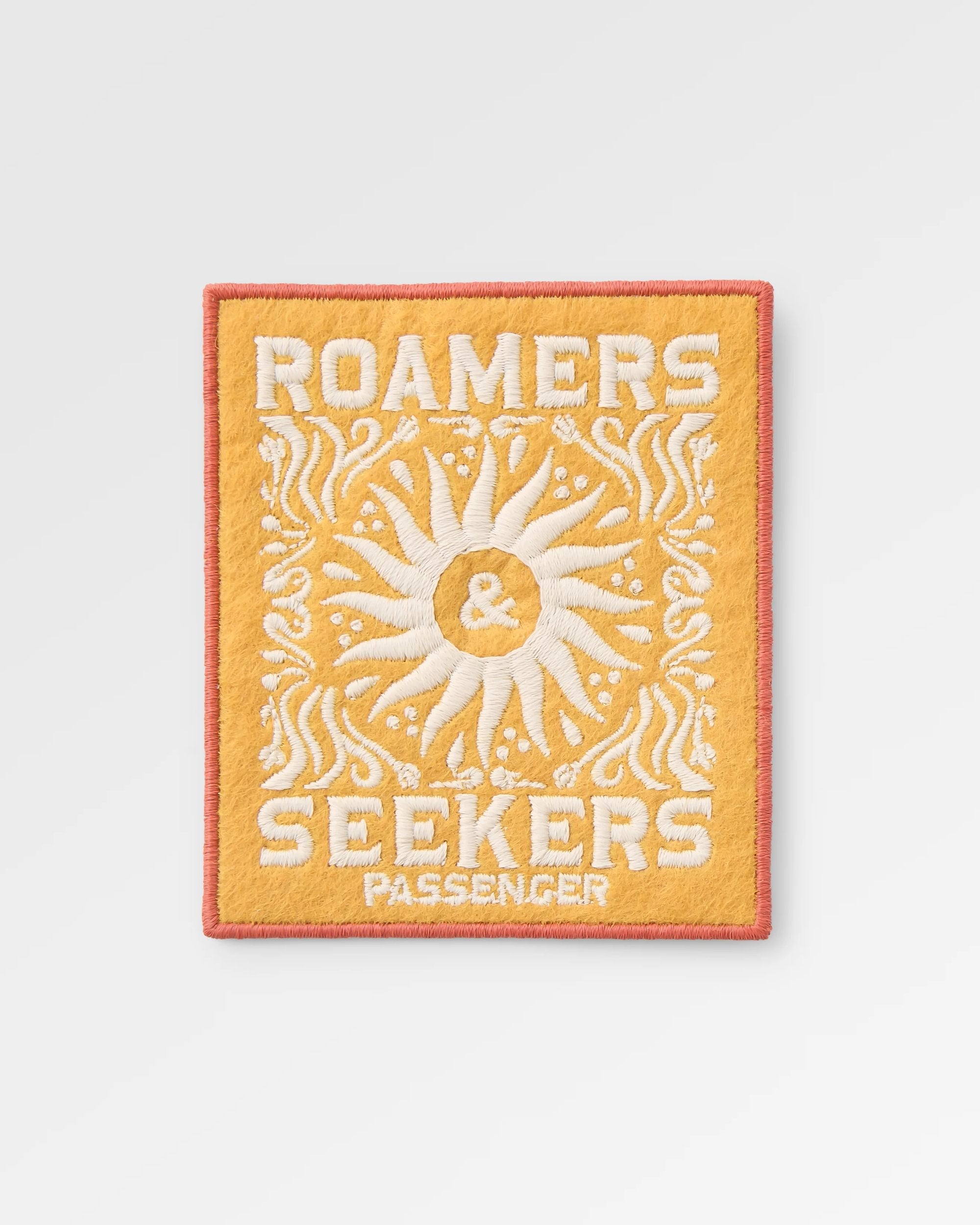 Rooted Patch - Mustard Yellow - Flatlay