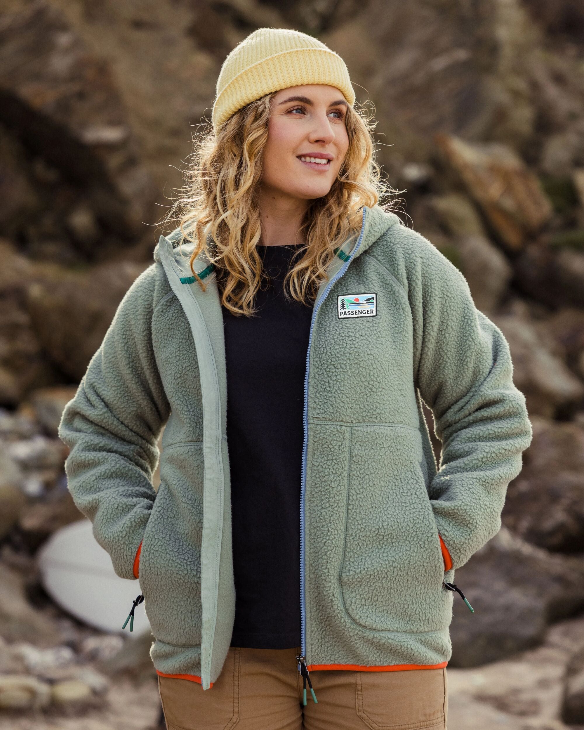 North Coast Full Zip Sherpa Fleece Pistachio – Passenger