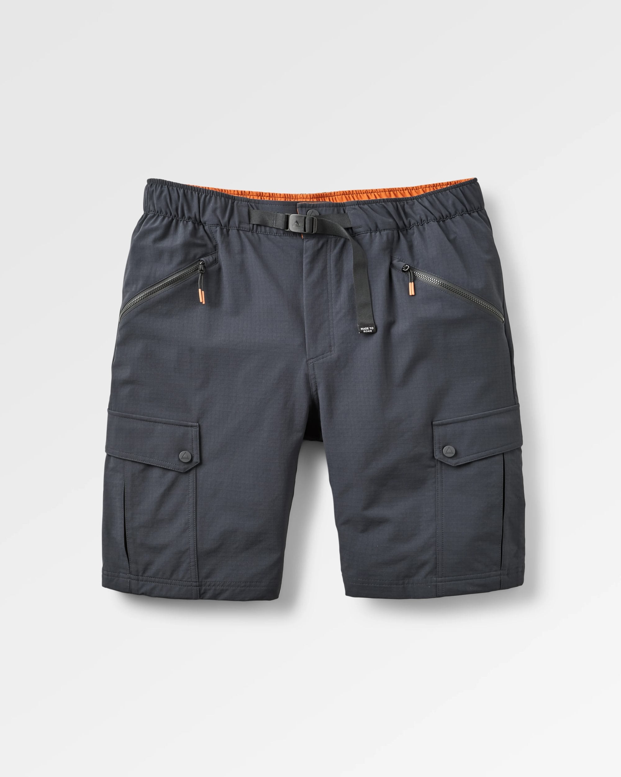Stride Recycled Active Trail Short - Black - Flatlay