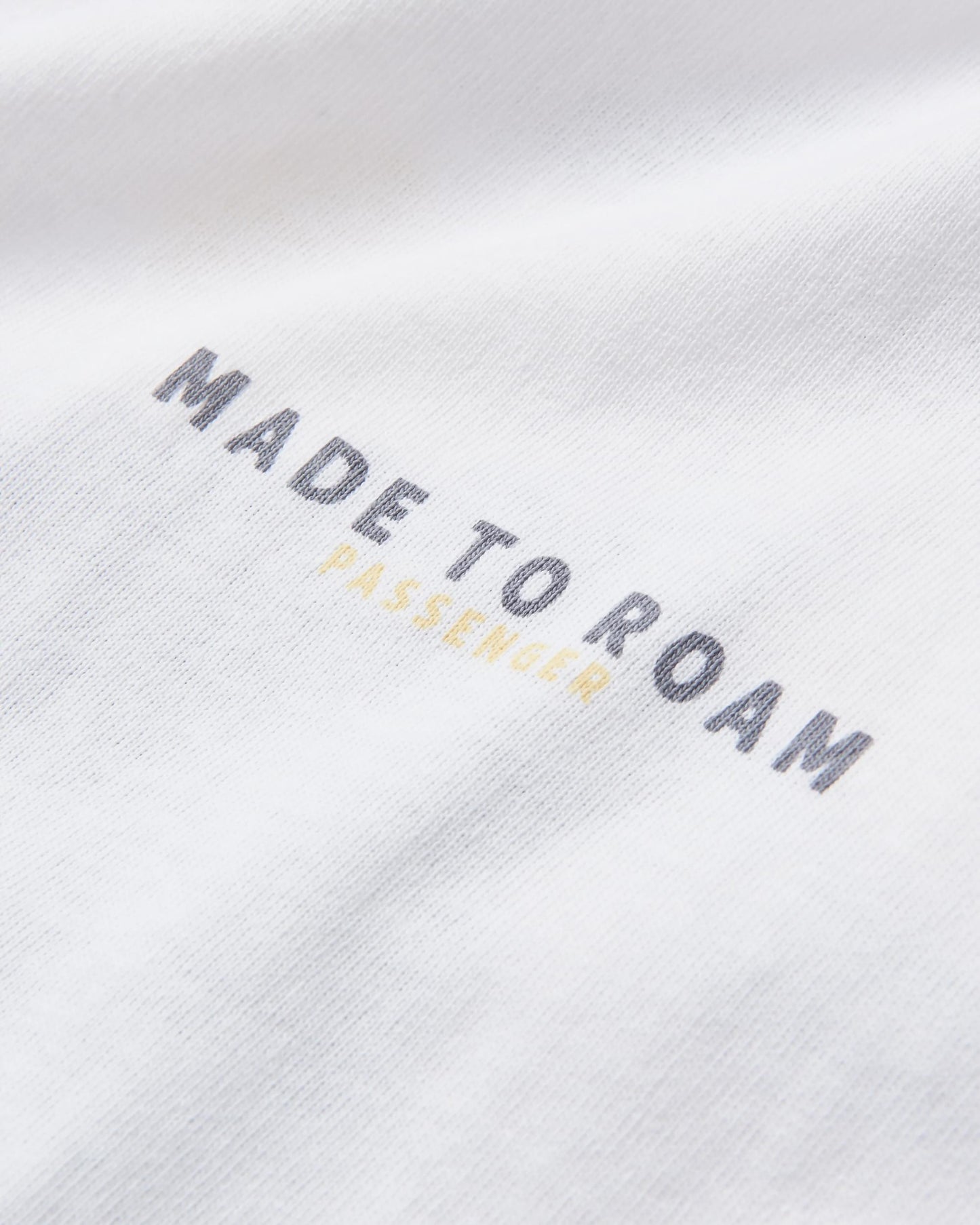 Open Road Recycled Cotton T-Shirt - White
