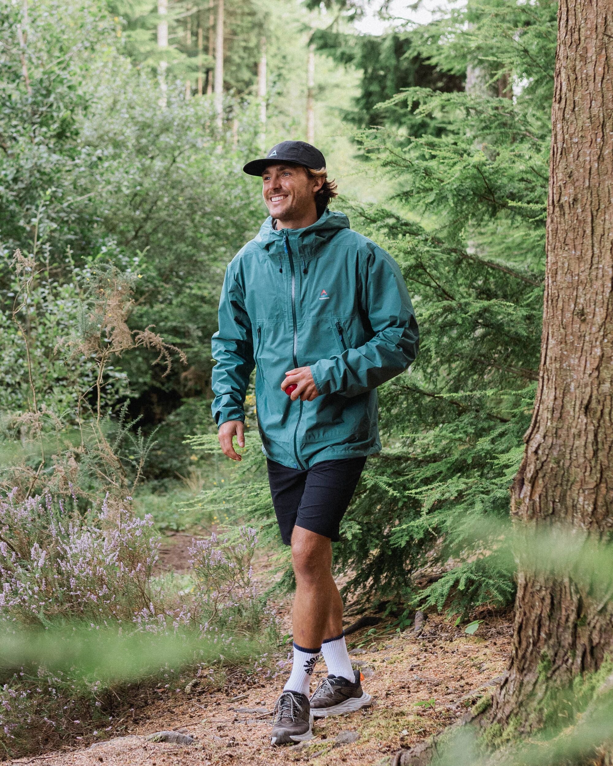 Trailscape Light Men's Recycled Waterproof Jacket - Deep Ocean - Lifestyle