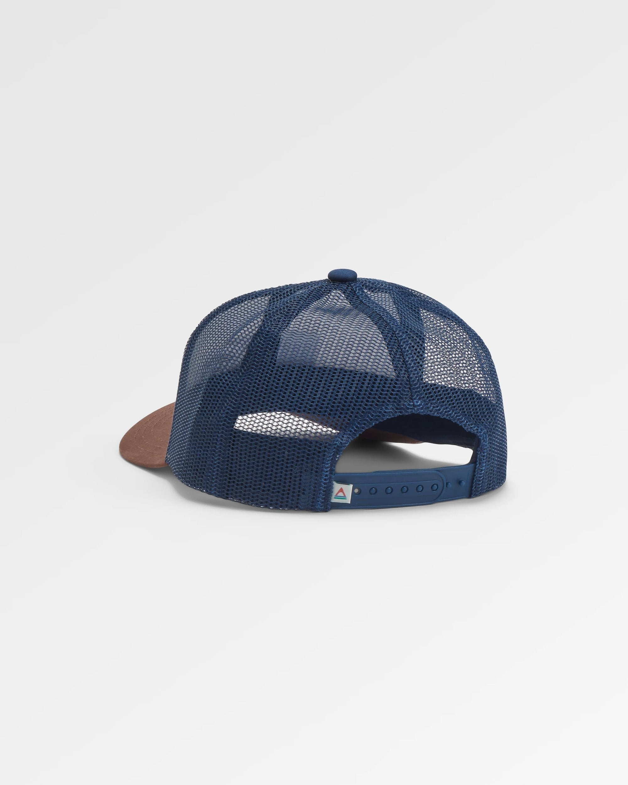 Made To Roam Mesh Snapback Cap - Rich Navy/Rubber - Flatlay