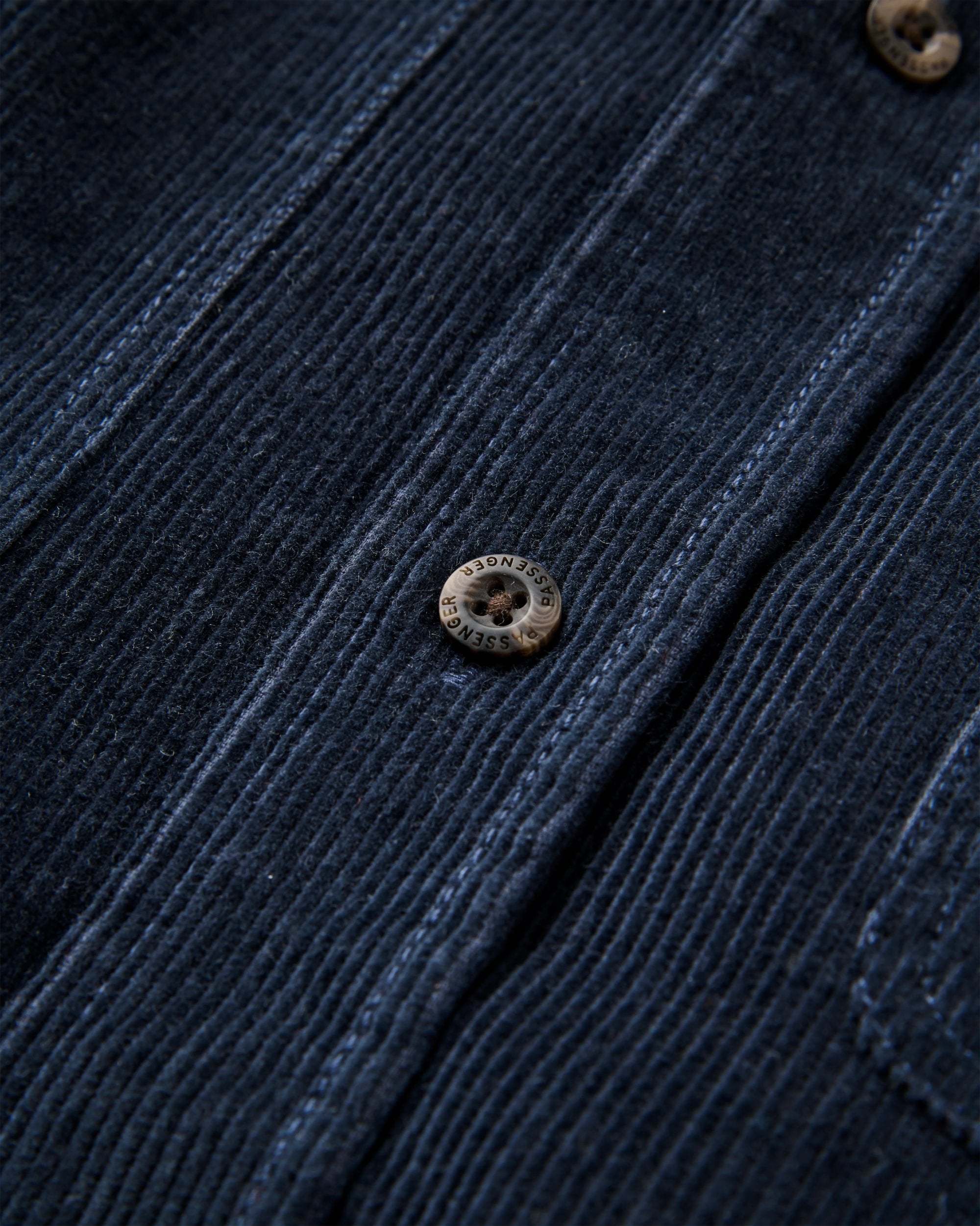Backcountry Cord Shirt - Deep Navy - Flatlay