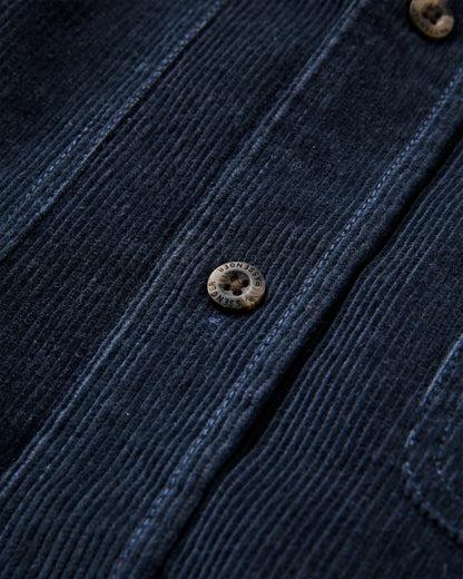 Backcountry Cord Shirt - Deep Navy - Flatlay