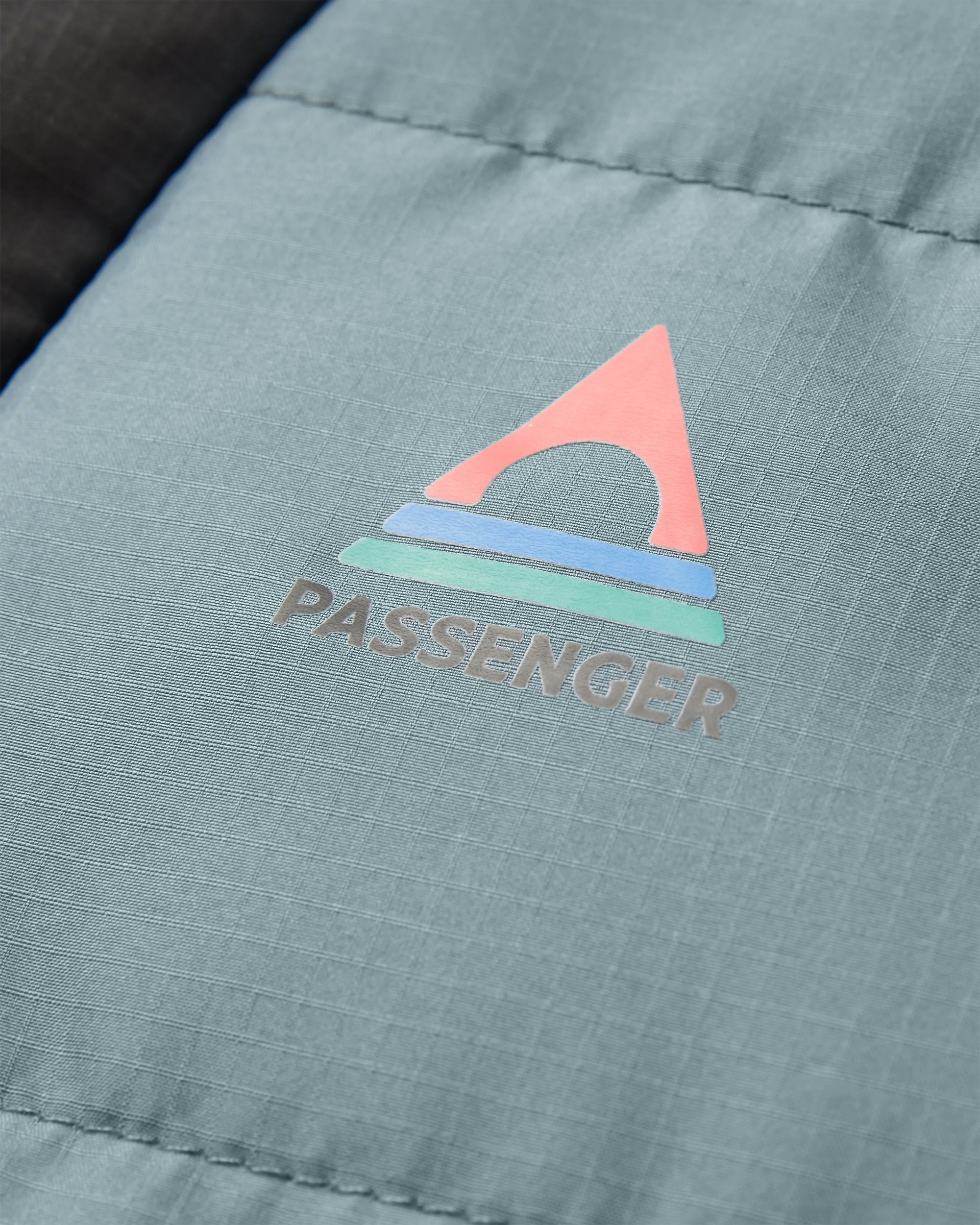 Oceanic Recycled Insulated Anorak - Storm Grey/Deep Plum - Flatlay