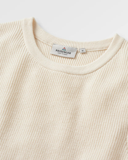 Vintage Organic Knitted Vest - Birch - Flatlay