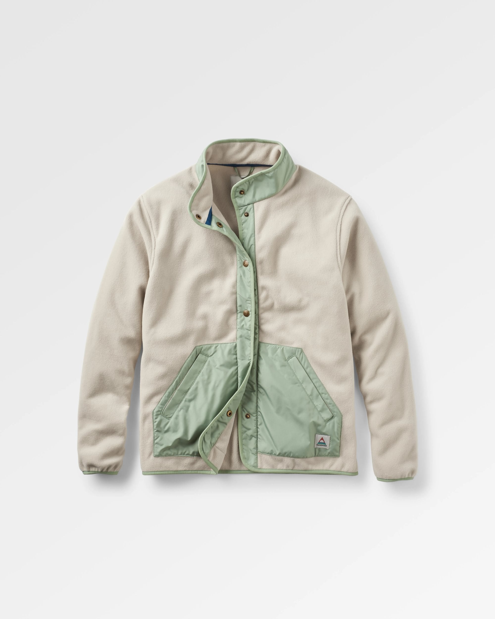 Navegado Recycled Polar Fleece - Oatmeal - Flatlay