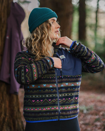 Breckenridge Recycled Waterproof 3 In 1 Jacket - Deep Plum - Lifestyle