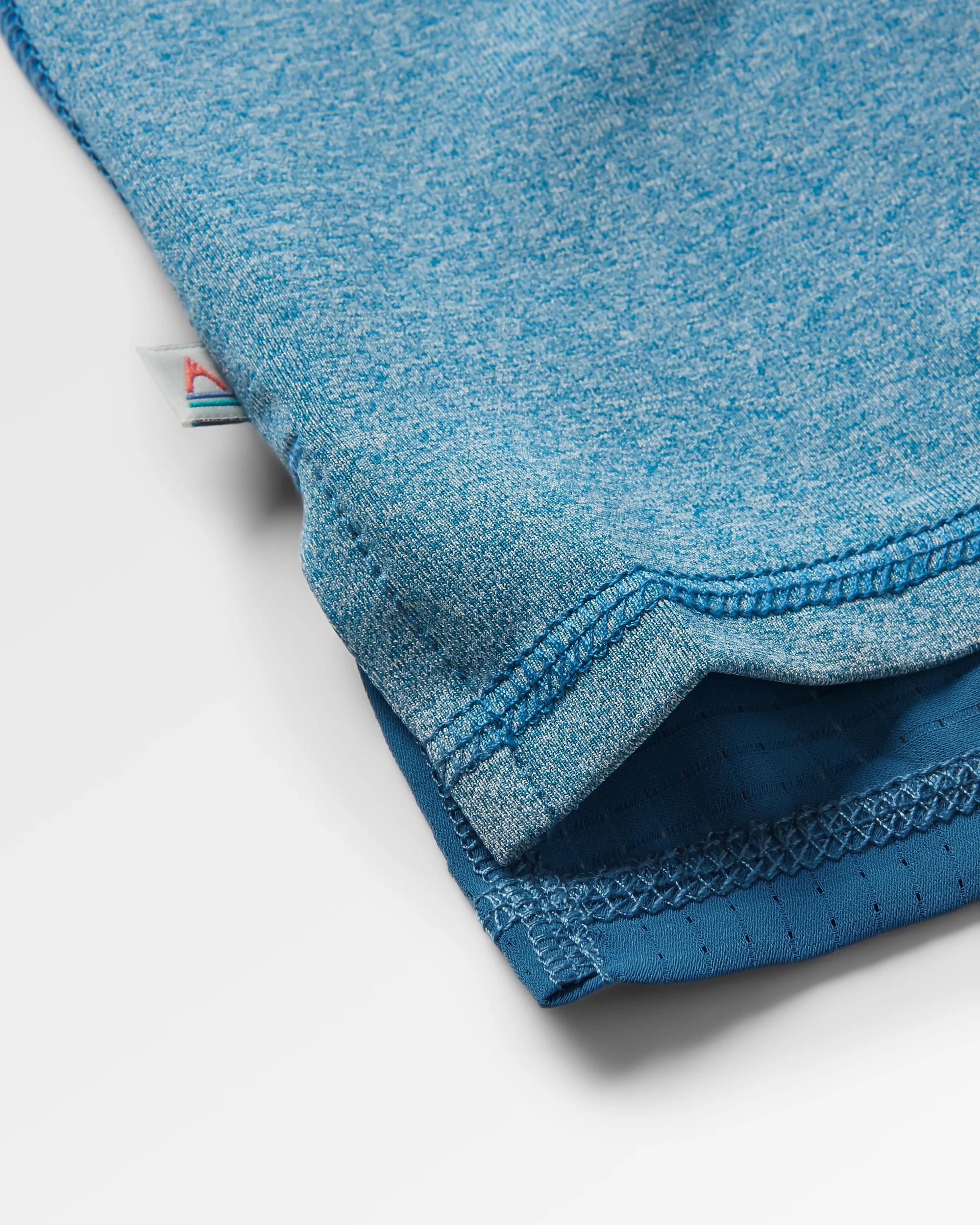 Boardwalk Active Recycled Vest - Blue Steel Marl - Flatlay