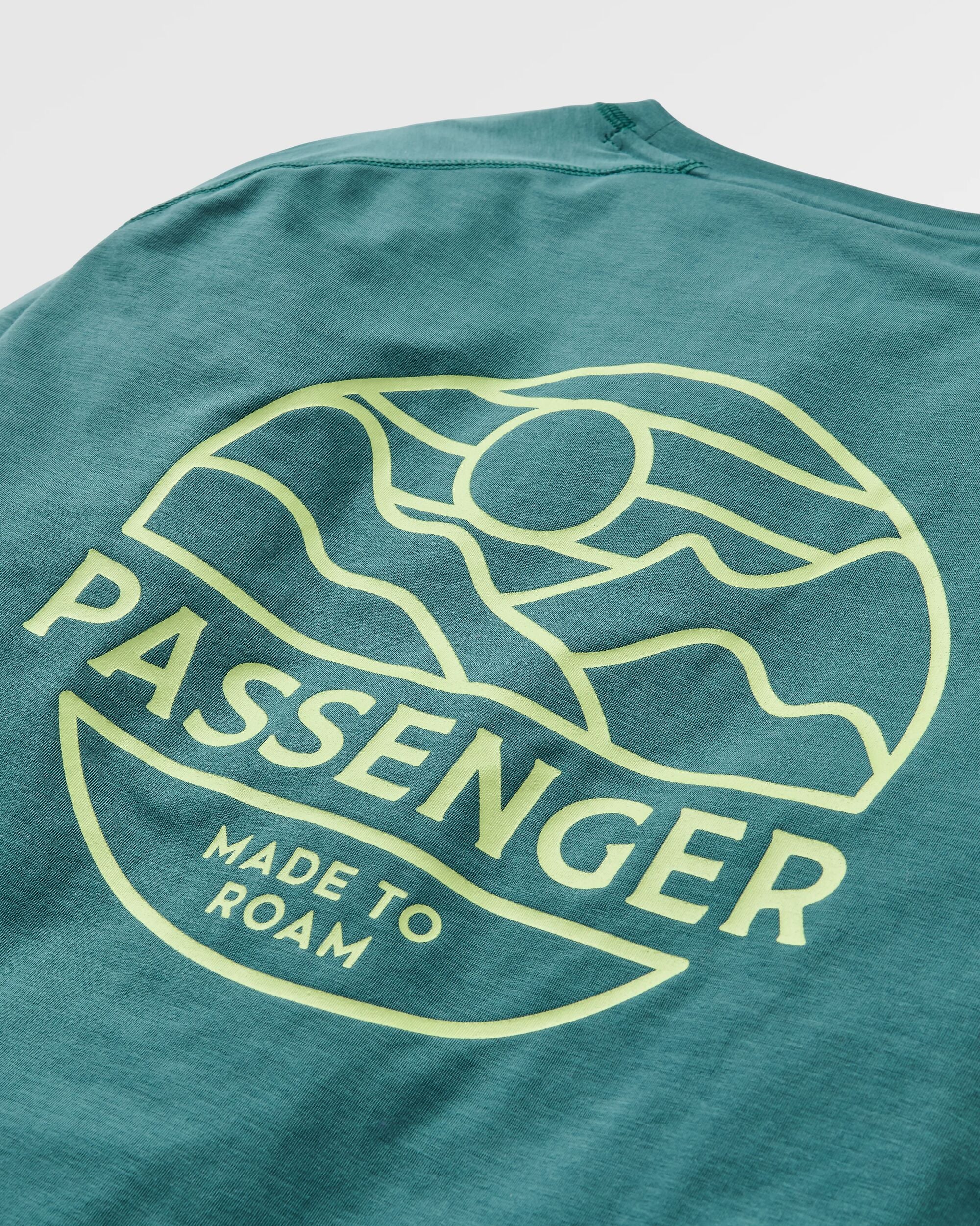 Sedona Drirelease® Recycled Active LS T-Shirt - Deep Ocean - Flatlay