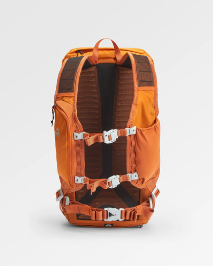 Trailscape Recycled 18L Backpack - Sunrise Orange - Flatlay