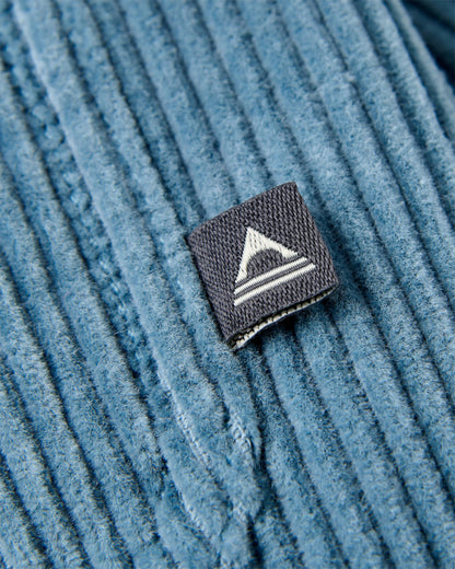 Backcountry Heavyweight Cord Overshirt - Stormy Blue - Flatlay