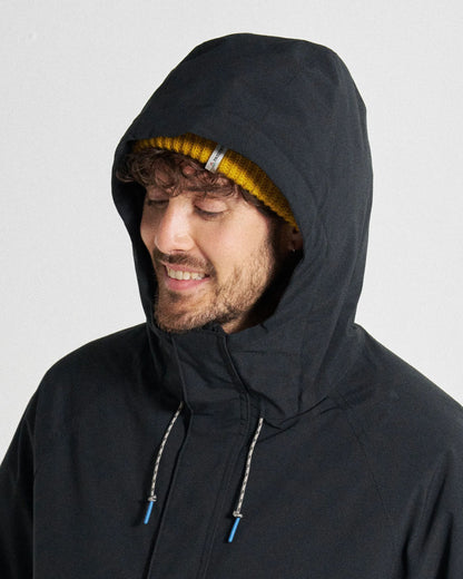 Baltic Recycled Insulated Parka - Black - Studio Model