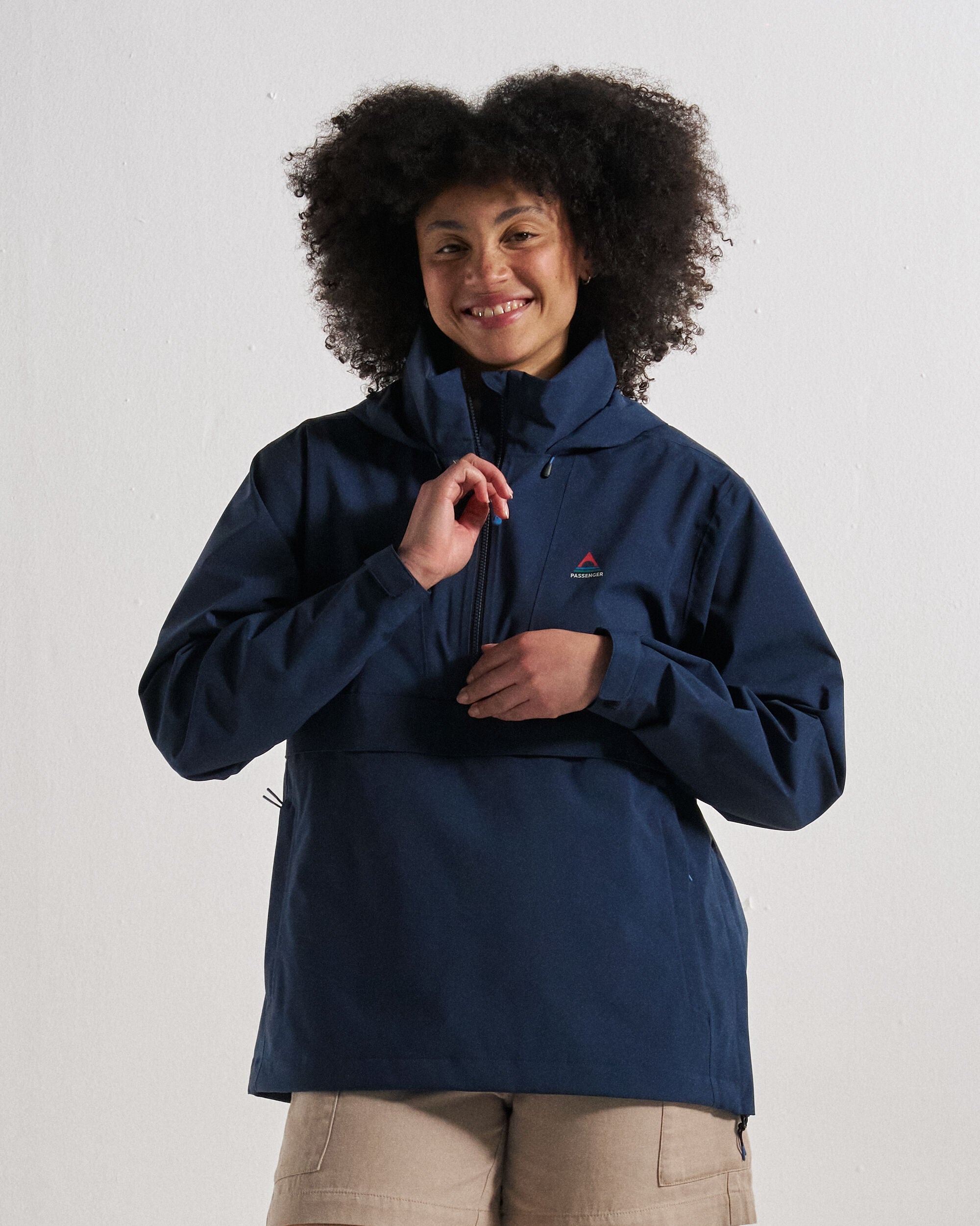 Skyline Waterproof Anorak Rich Navy – Passenger