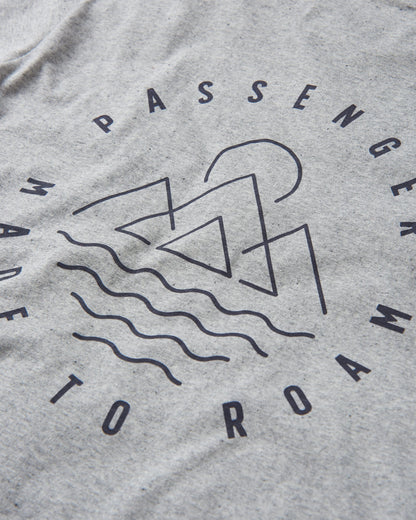 Escapism Recycled Cotton T-Shirt - Grey Marl