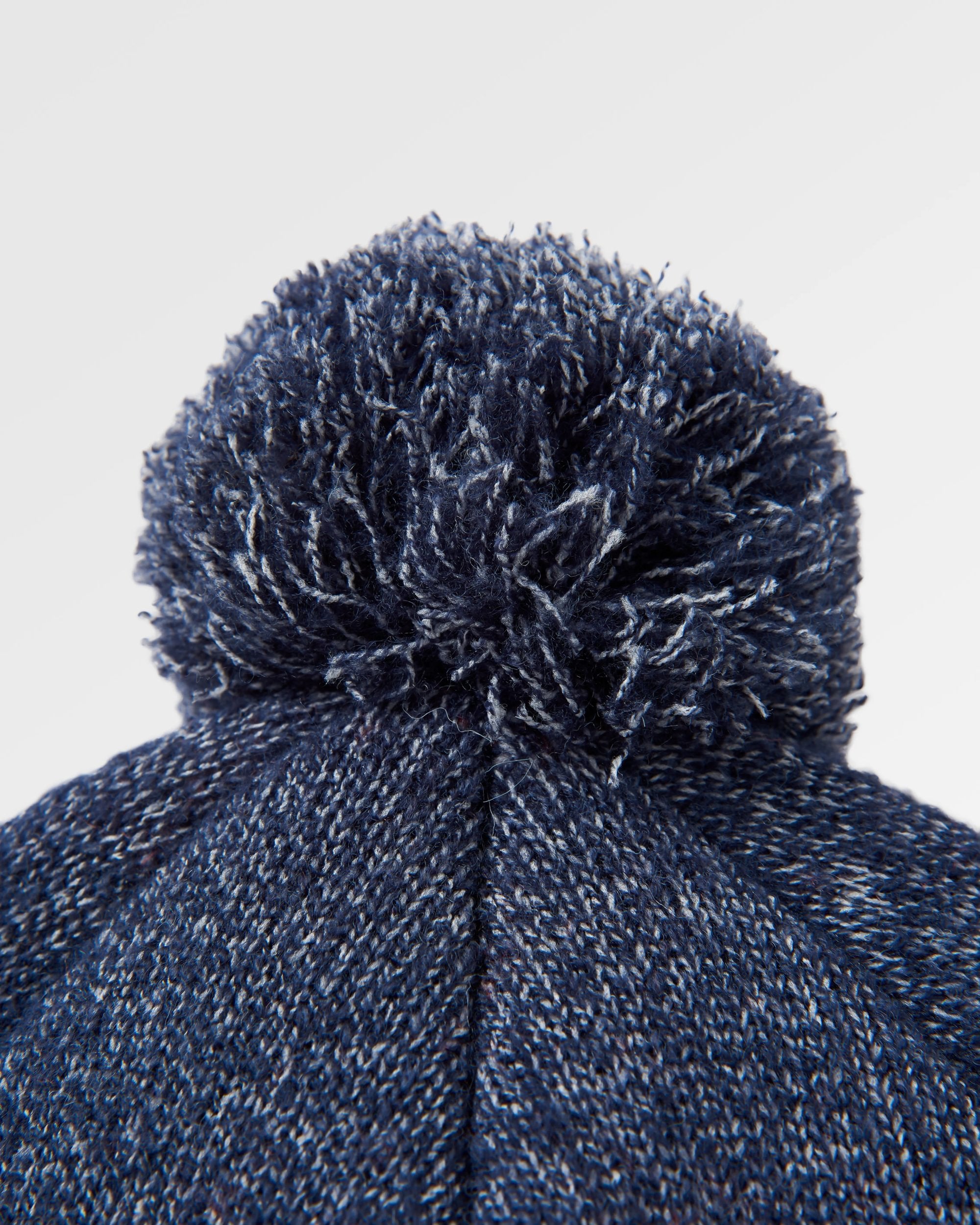 Passenger Recycled Bobble Hat - Rich Navy - Flatlay