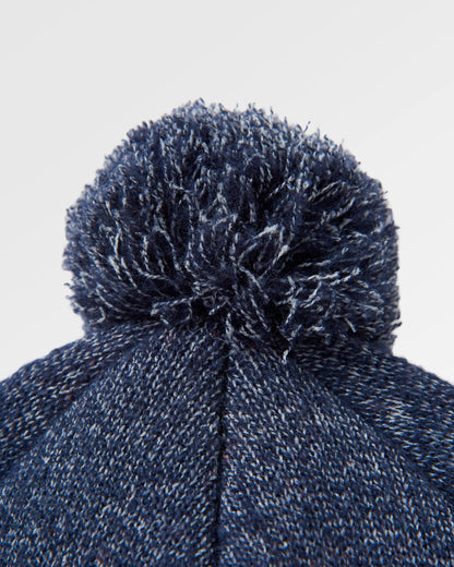 Passenger Recycled Bobble Hat - Rich Navy - Flatlay