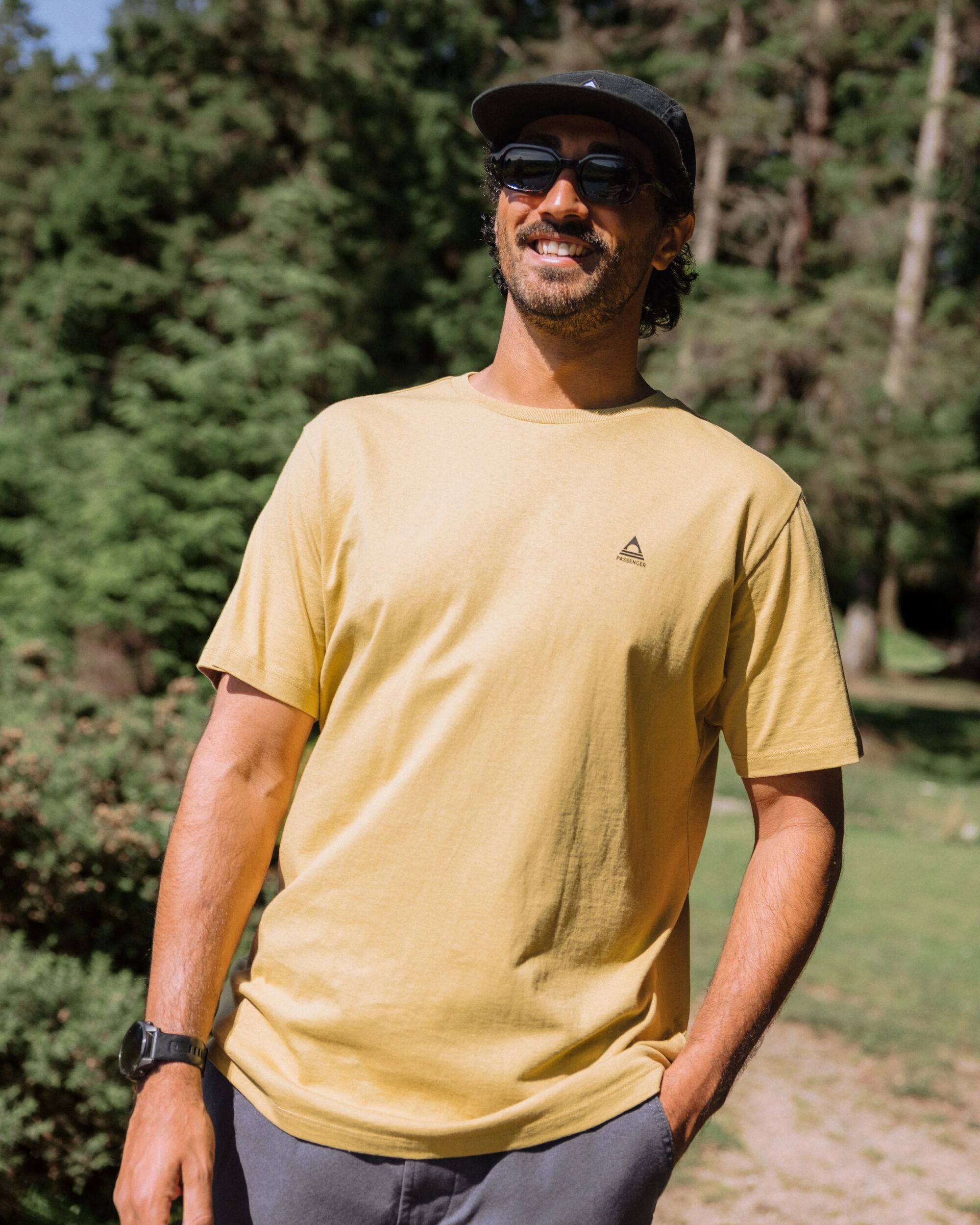 Classic Logo T-Shirt - Warm Beige - Lifestyle