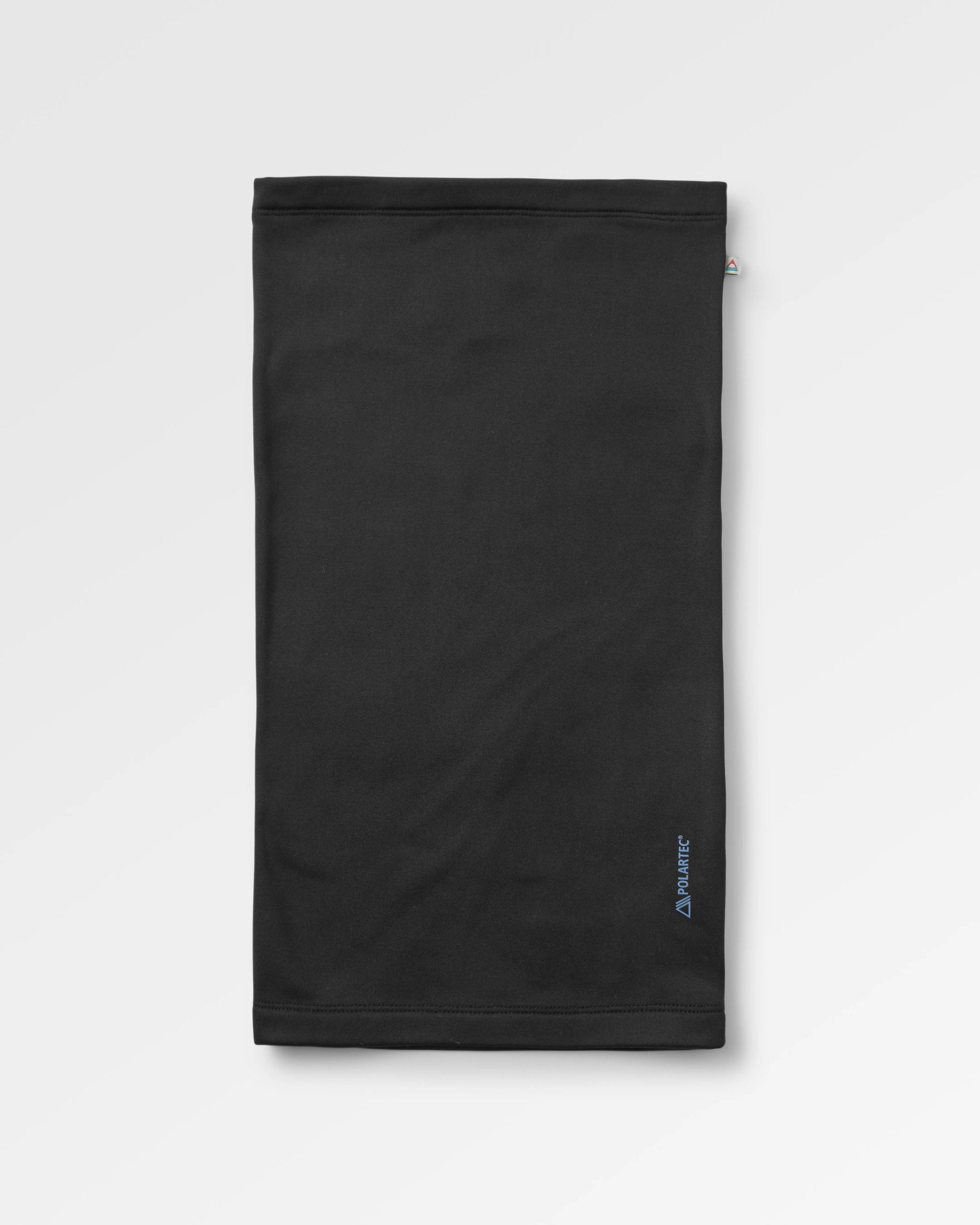 Wintergreen Recycled Polartec® Thermal Neck Gaiter - Black - Flatlay
