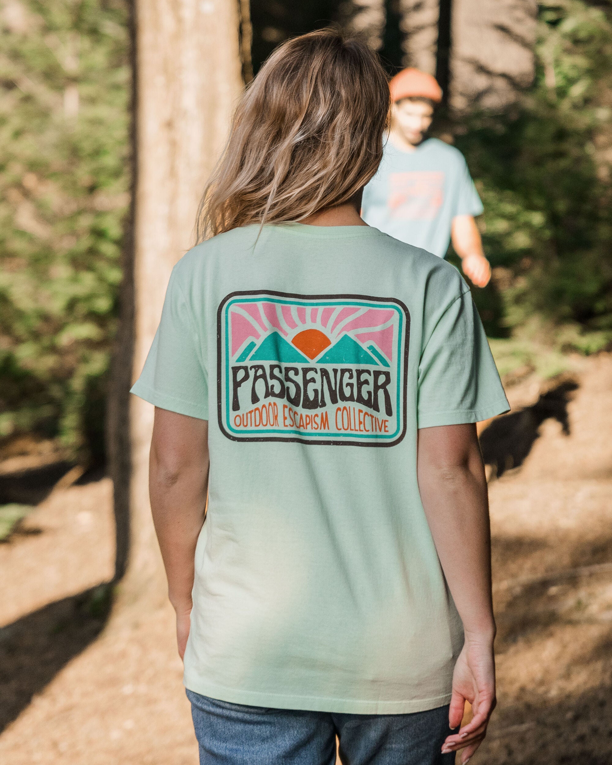 Golden Hour Recycled Cotton T-Shirt - Surf Spray - Lifestyle