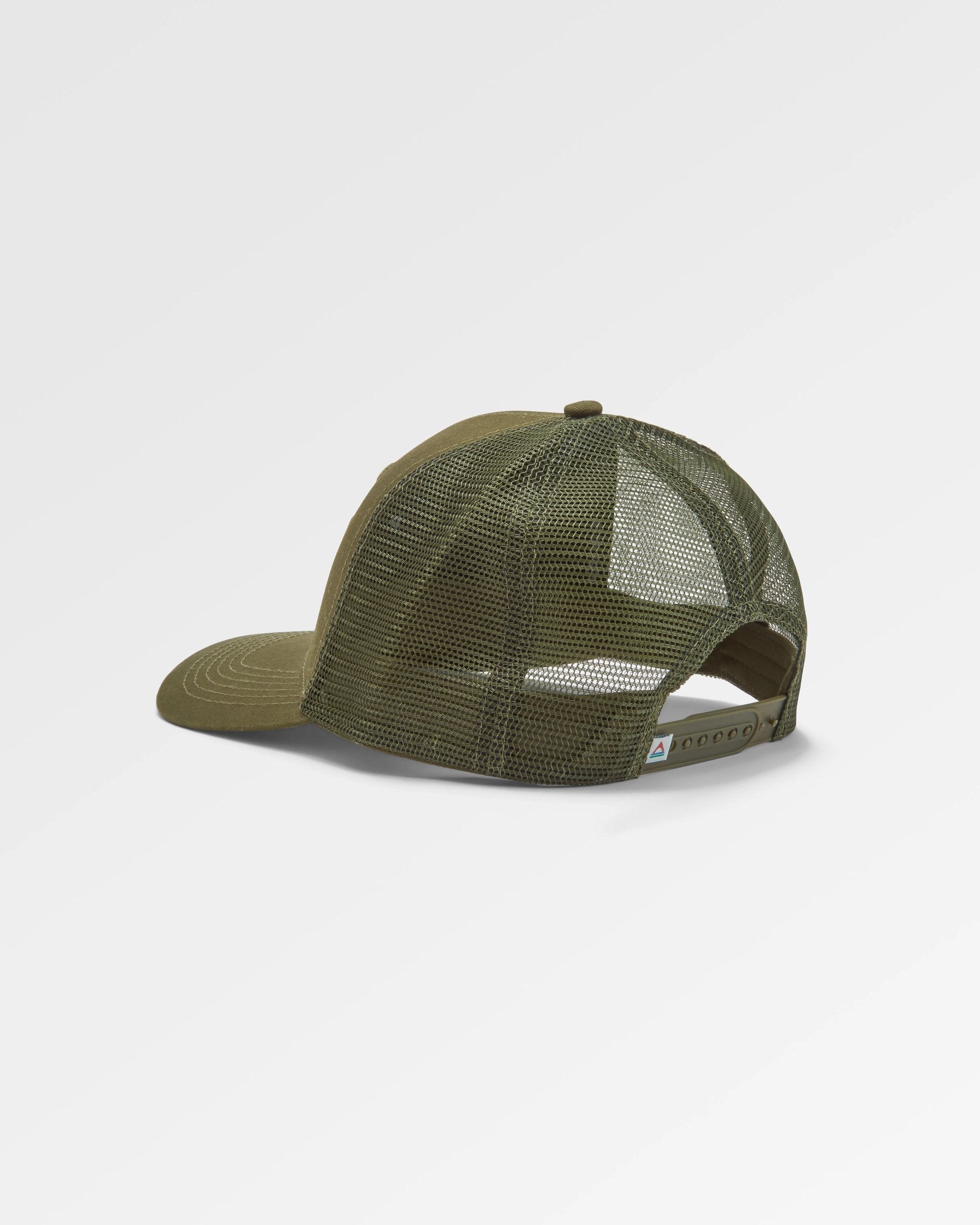 Core Recycled Cotton Trucker Cap - Khaki - Flatlay