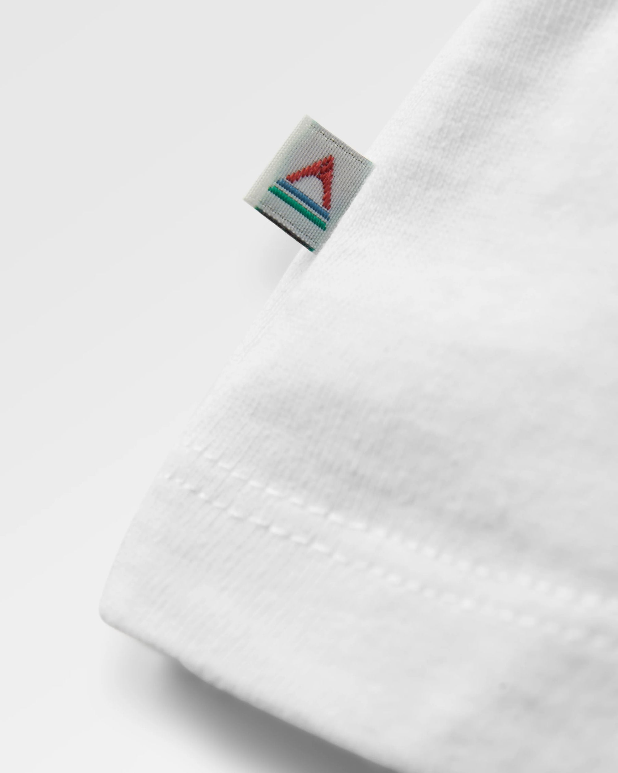 Penida Recycled Cotton T-Shirt - White - Flatlay