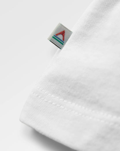 Penida Recycled Cotton T-Shirt - White - Flatlay