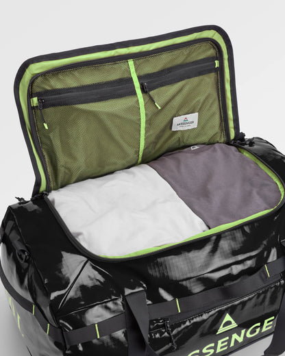 Roamer Recycled 40L Duffel Bag - Black - Flatlay