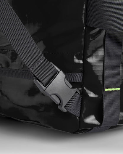 Roamer Recycled 40L Duffel Bag - Black - Flatlay