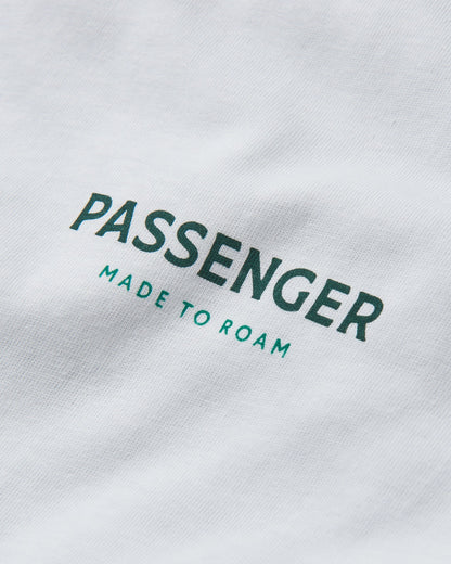 Phoenix Organic Cotton T-Shirt - White - Flatlay