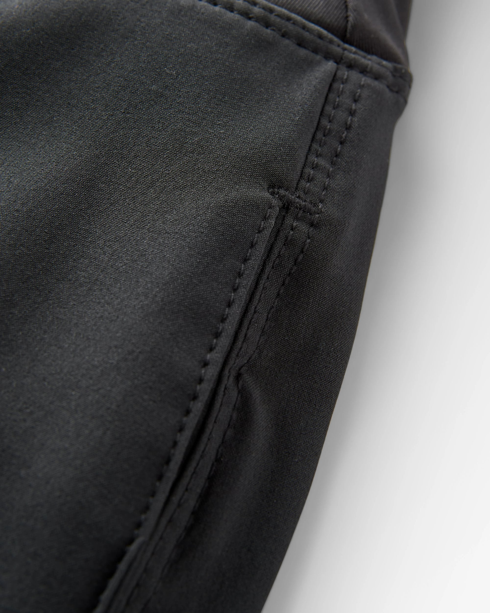 Roundtrip Recycled Trail Short - Black - Flatlay