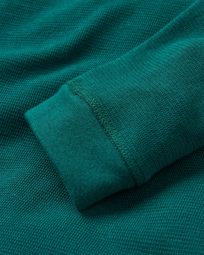 Stream Button Up Henley - Rain Forest - Flatlay