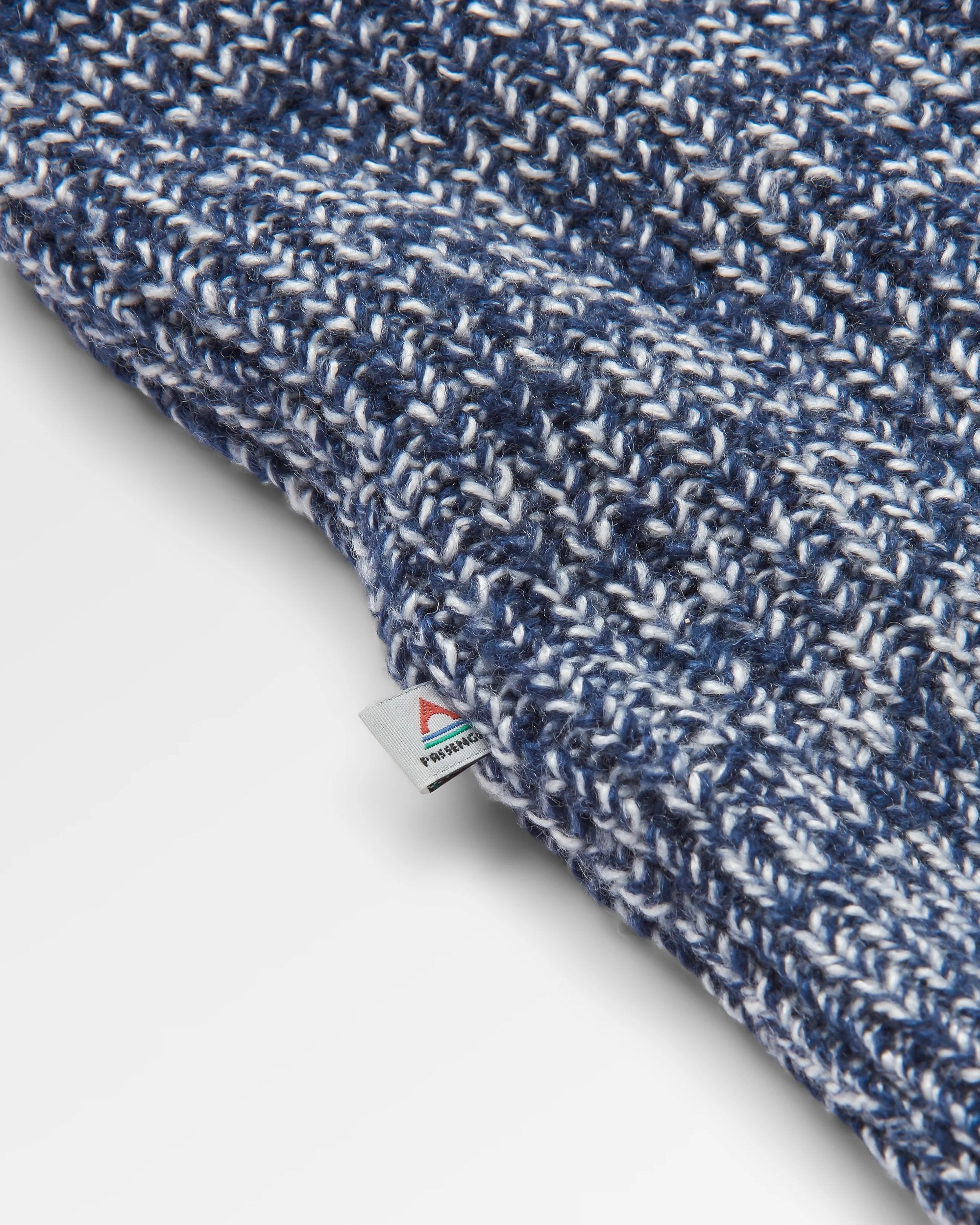 Fog Recycled Knitted Jumper - Grey Marl - Flatlay