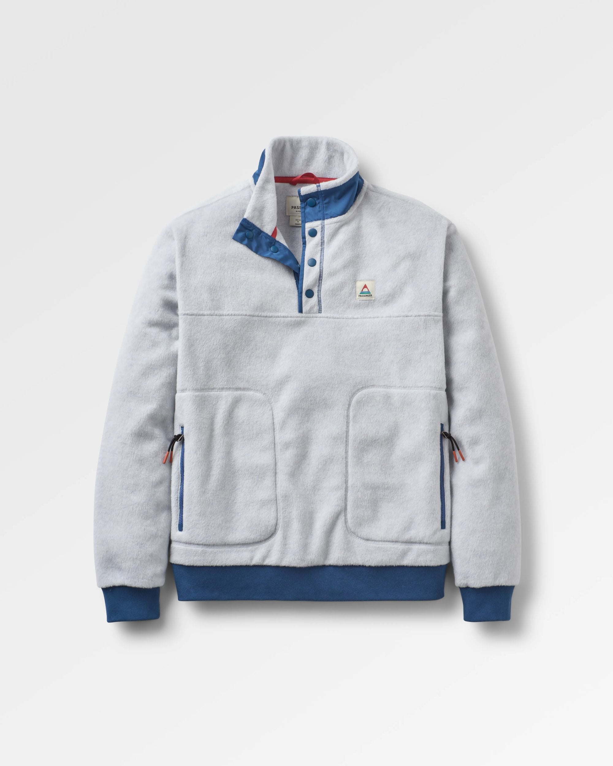 Take It Easy Polar Fleece - Grey Marl - Flatlay