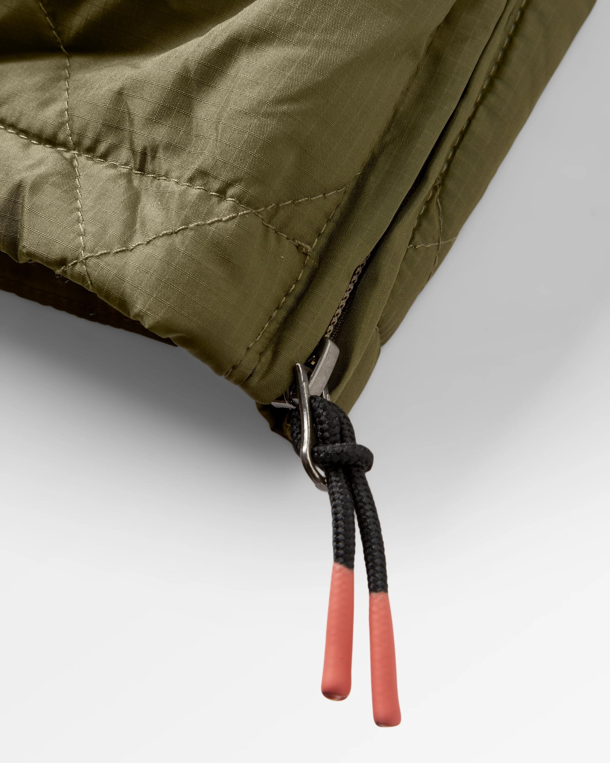 Oceanic Recycled Insulated Anorak - Black/Khaki - Flatlay