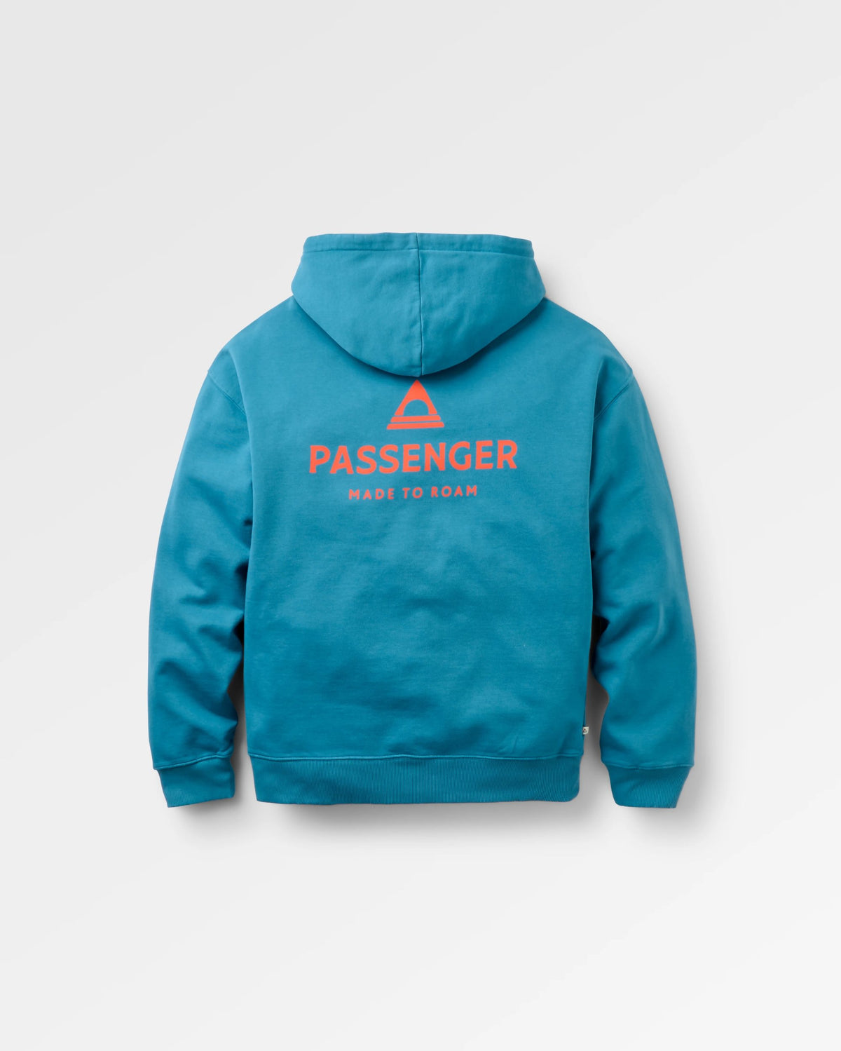 Passenger Relaxed Fit Hoodie - Blue Steel - Flatlay