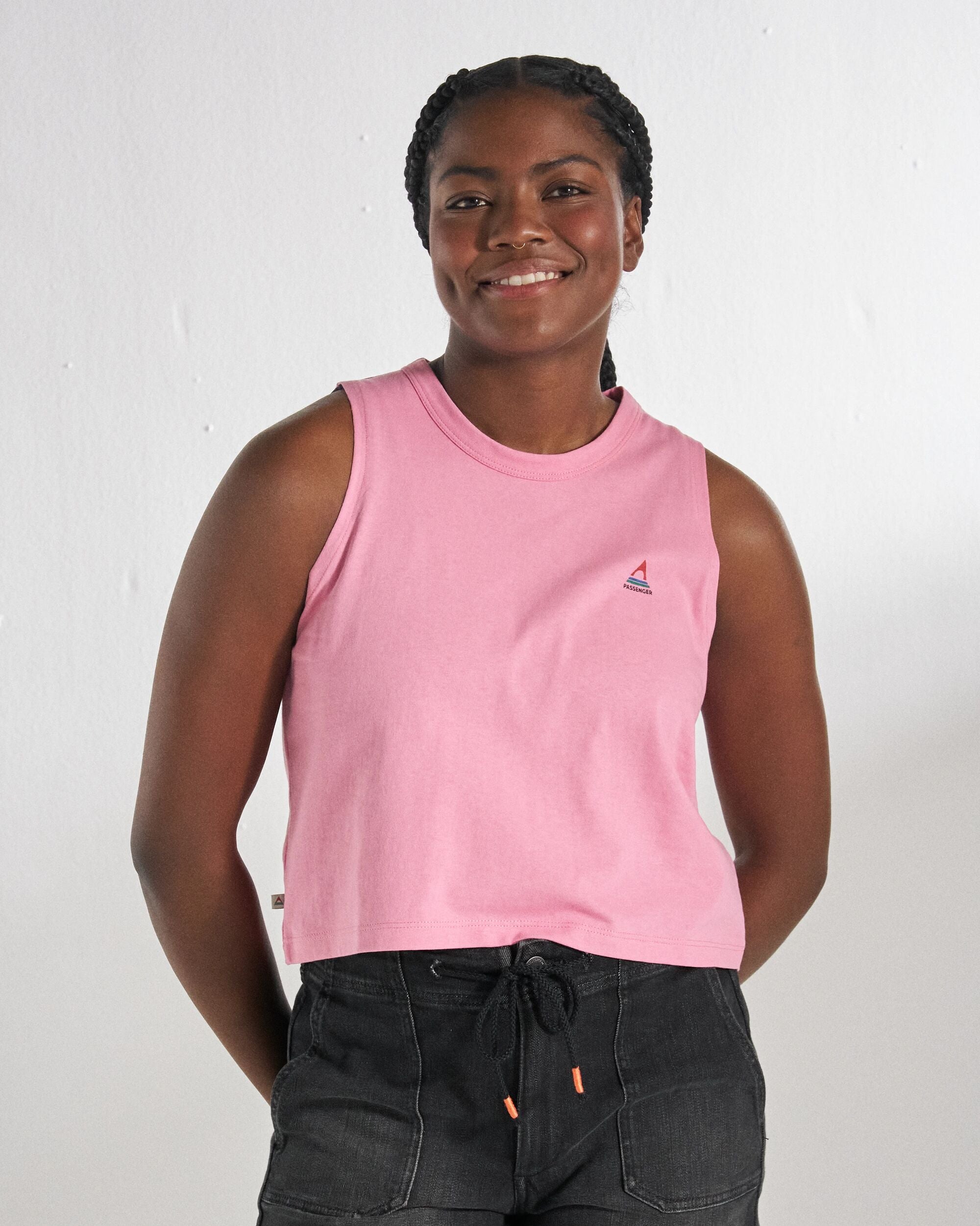 Classic Vest - Pink Rose - Studio Model