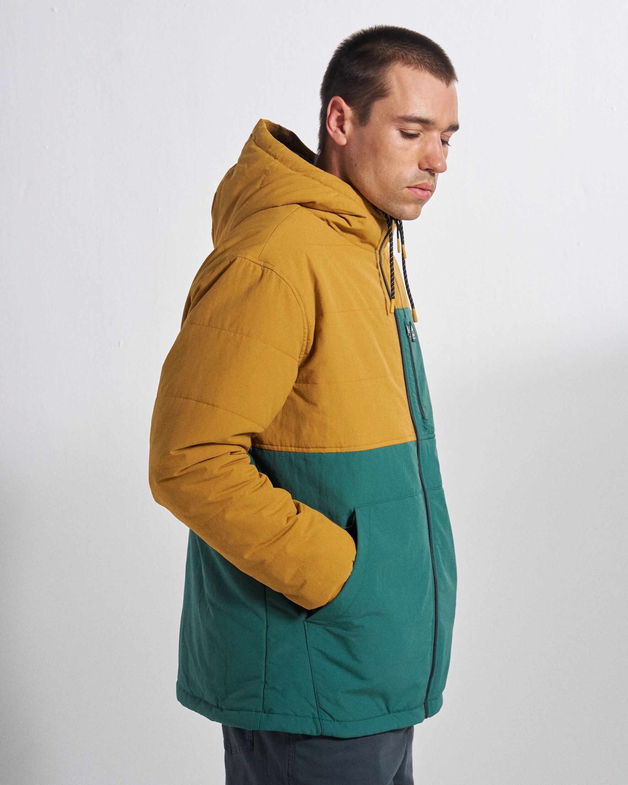 Oceanic Insulated Full Zip Jacket Dusty Ochre/Deep Ocean – Passenger