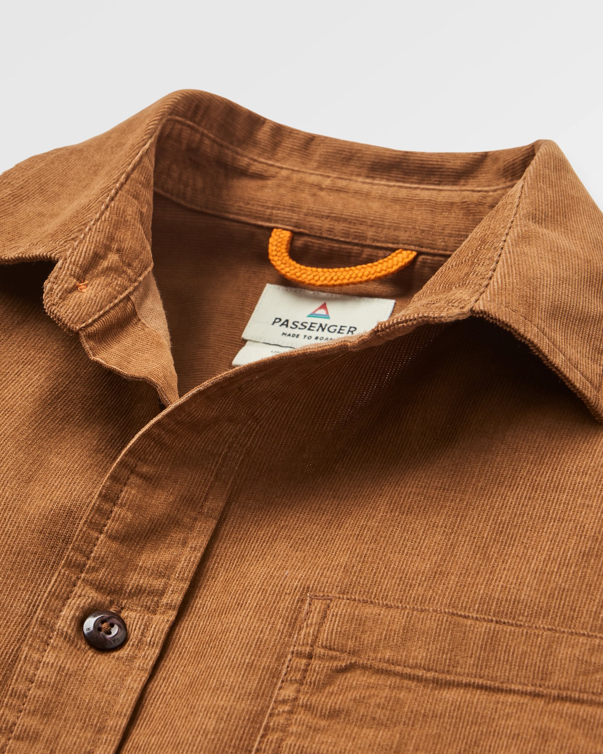 Backcountry Cord Light Shirt - Caramel - Flatlay