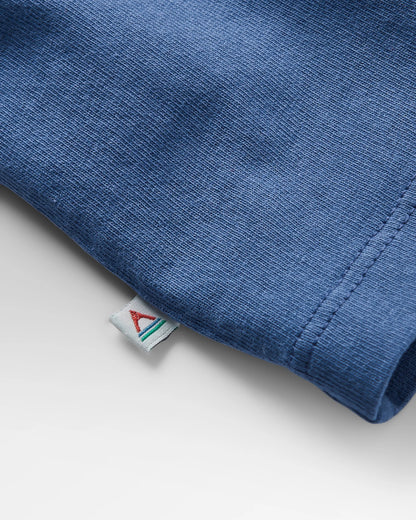 Easy Days Organic Cotton Vest - Purple Indigo - Flatlay