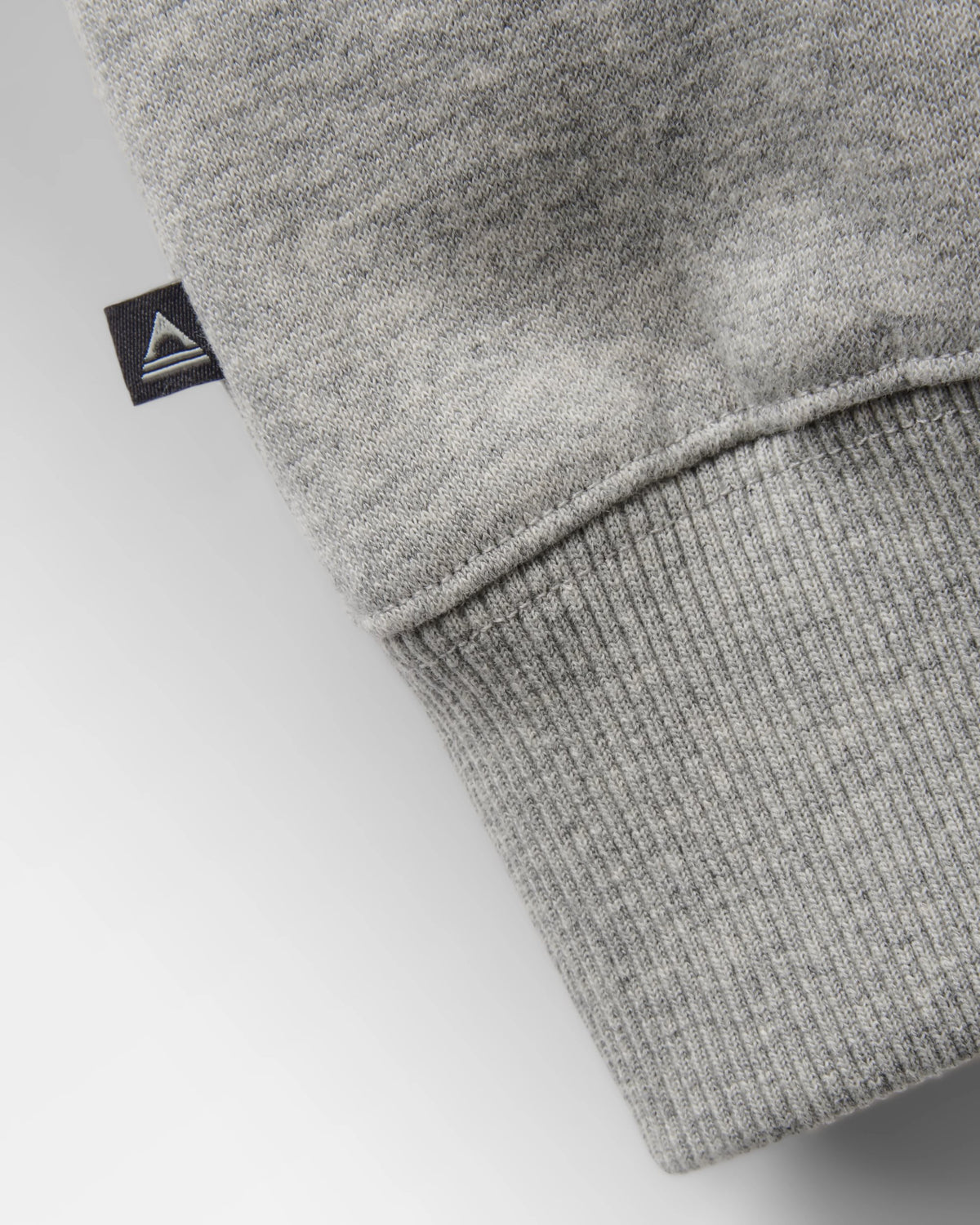 Slower Rhythms Full Zip Hoodie - Grey Marl - Flatlay