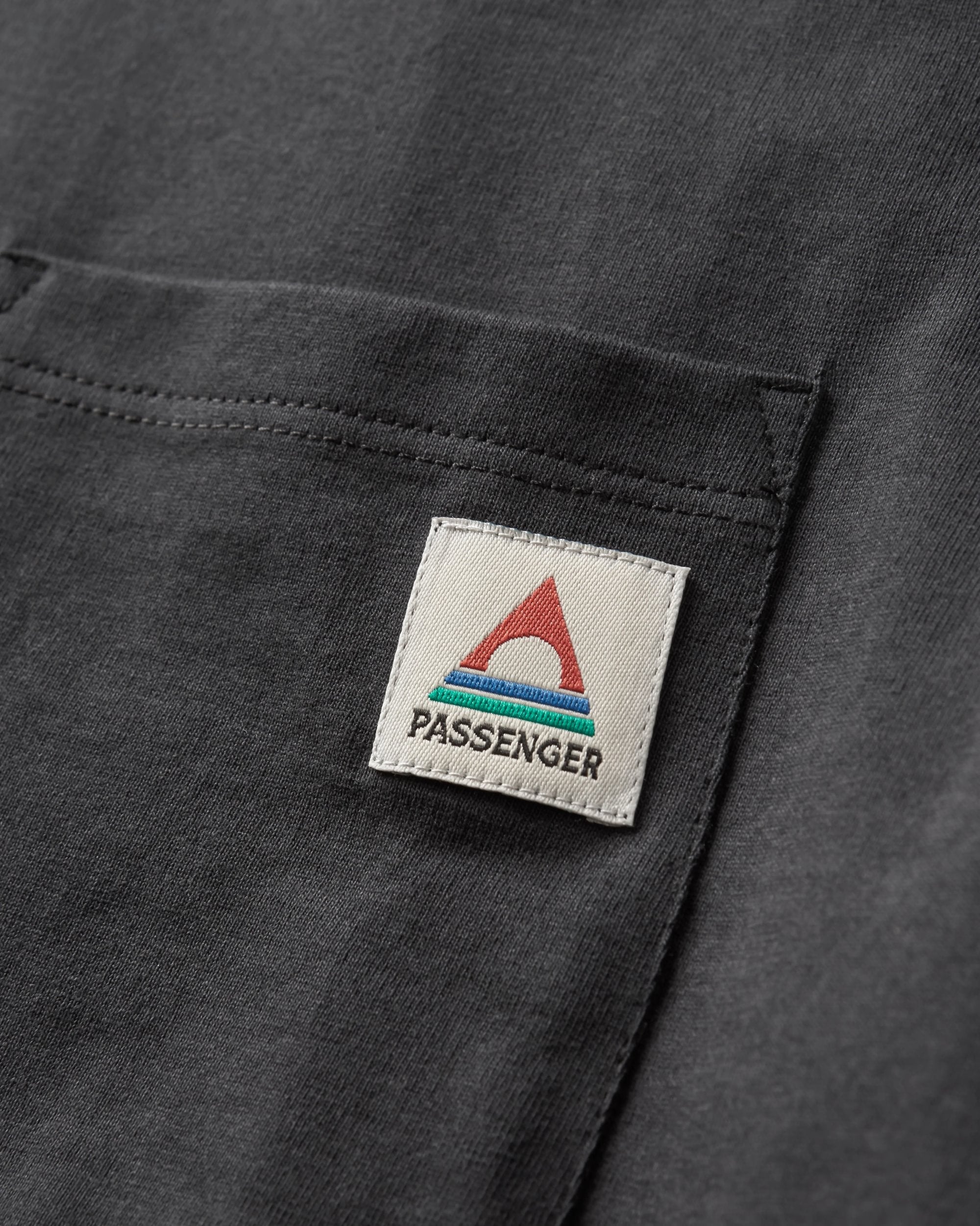 Heritage Organic Relaxed Fit T-Shirt - Black - Flatlay