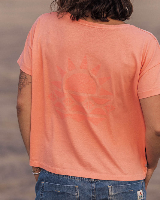 Mindful Recycled Cotton T-Shirt - Lobster Pink