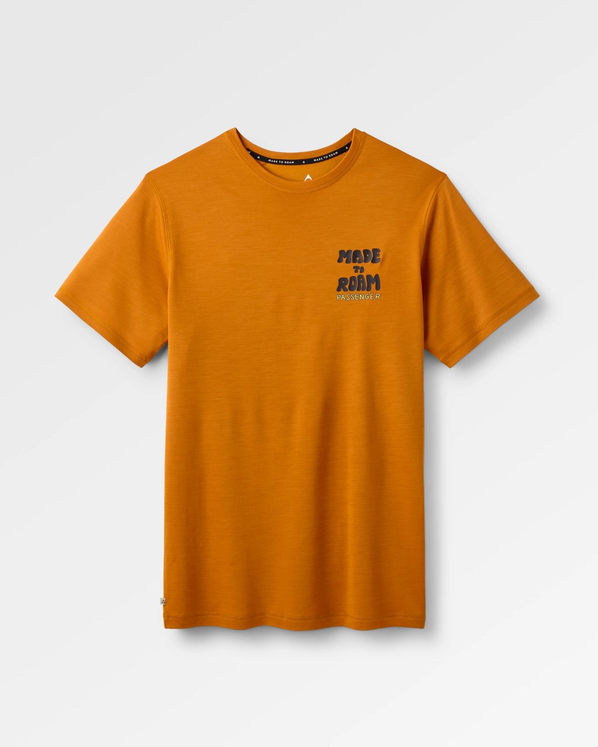 Camp Lost Lightweight Merino Blend T-Shirt Retro Orange – Passenger