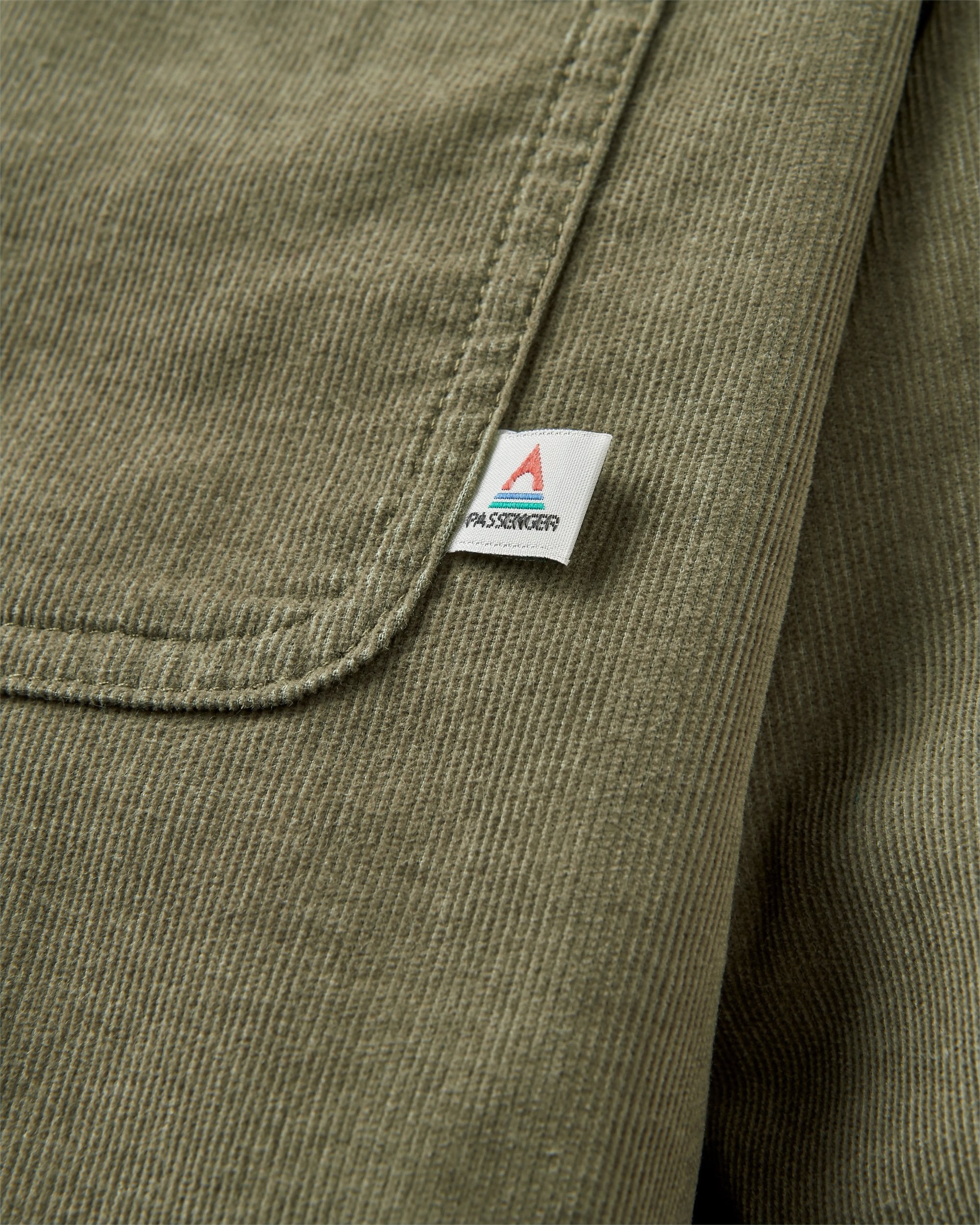 Backcountry Cord Light Shirt - Dusty Olive - Flatlay
